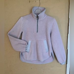 SHERPA STYLE FLEECE 1/2 ZIP PULLOVER